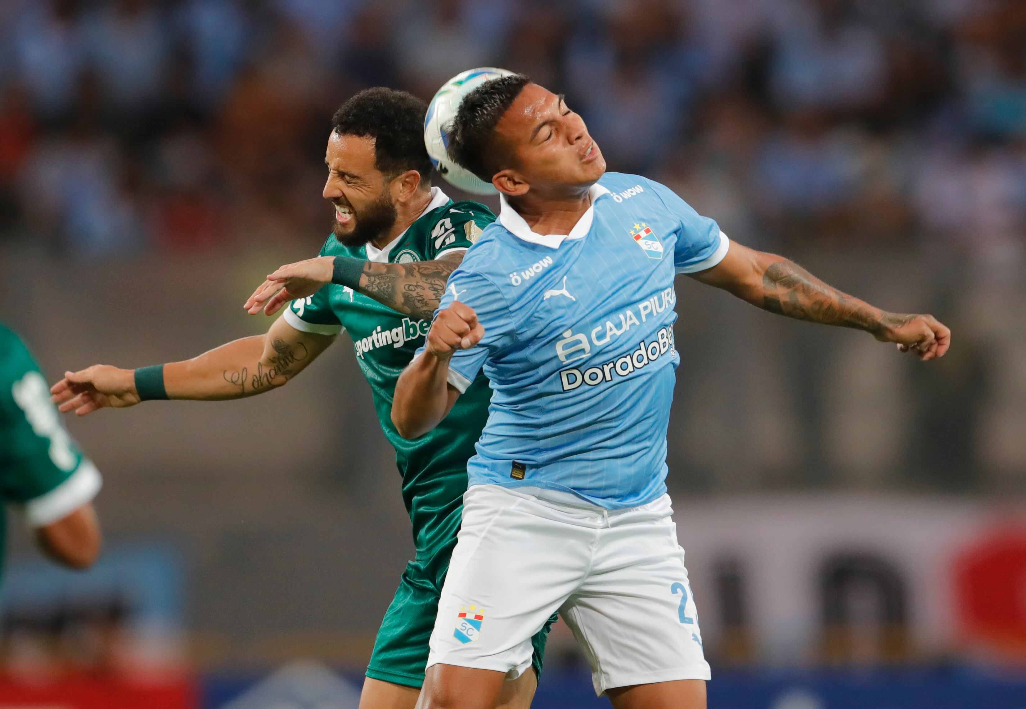 Partidazo entre Sporting Cristal y Palmeiras en la Copa Libertadores 2025.