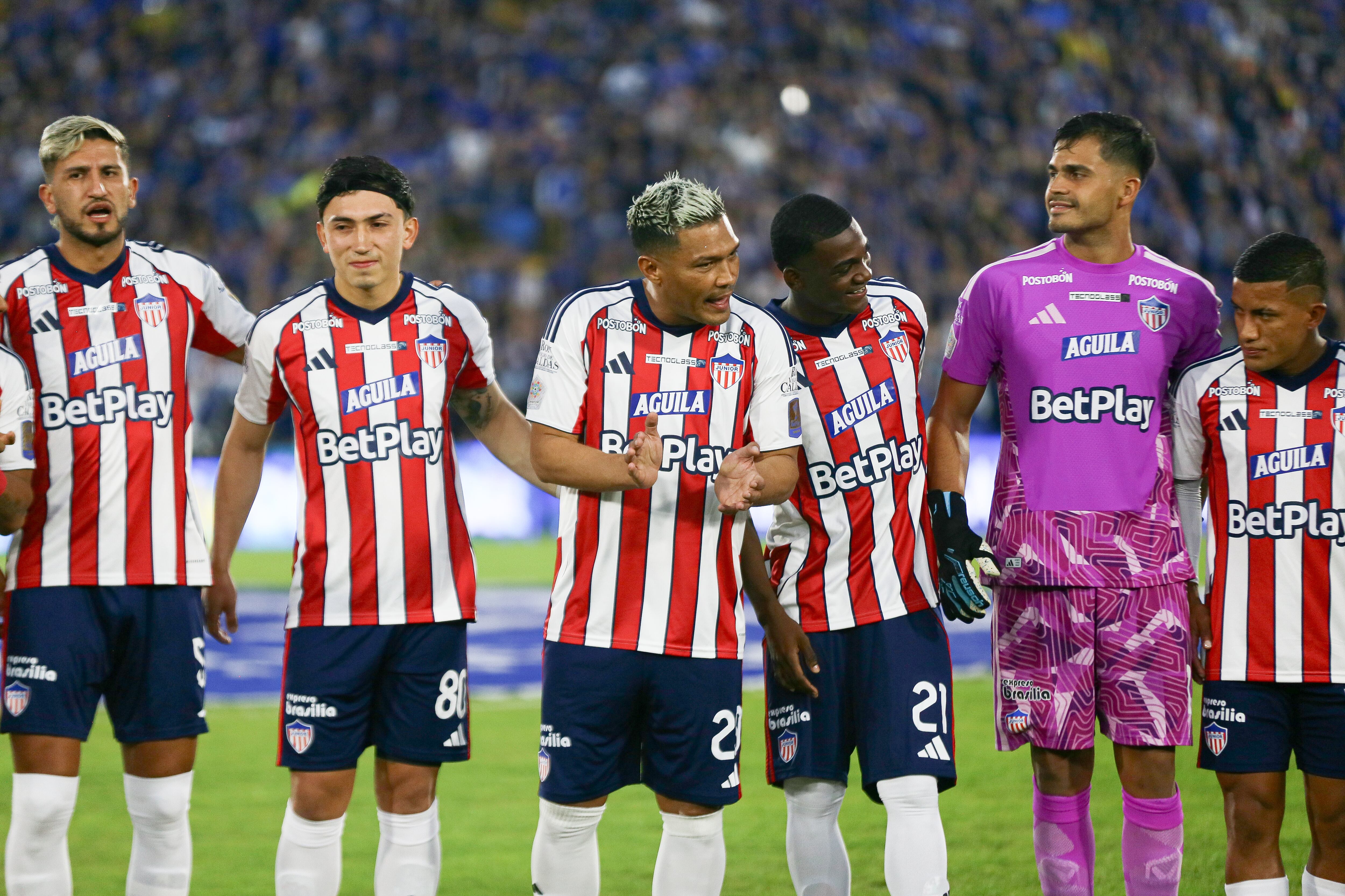 Bogotá. Enero 25 de 2026. Millonarios enfrenta a Junior, por encuentro válido de la Liga BetPlay I 2026 de la fecha 2, en el Estadio Nemecio Camacho El Campin. (Colprensa - Lina Gasca).