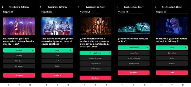 El cuestionario de Disney 100 en TikTok anima a los fans de la marca a conseguir cartas de personajes de varias franquicias.