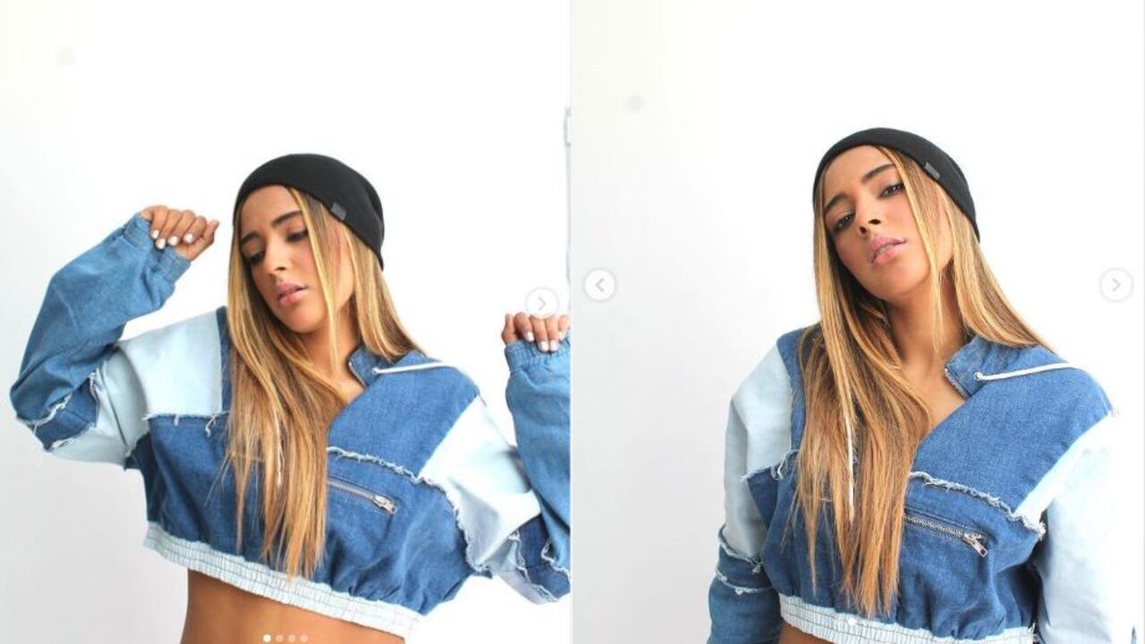 Abril Singer la cantante telonera del concierto de Maluma en Medellín Foto: Instagram @Abrilsinger