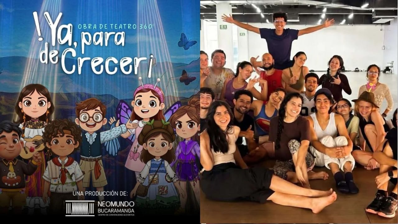 Obra 'Ya, para de crecer' ofrece teatro inmersivo en Bucaramanga.