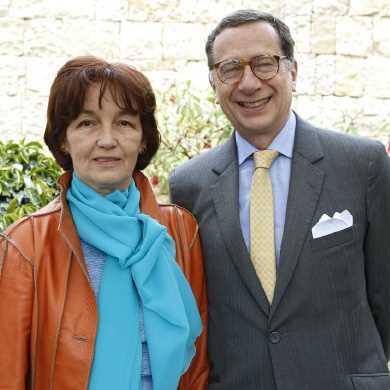 Pilar Copete y Ernesto Cavelier.