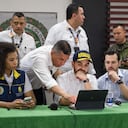 El presidente Abelardo de la Espriella llegó a Chocó para hacer frente a la emergencia.