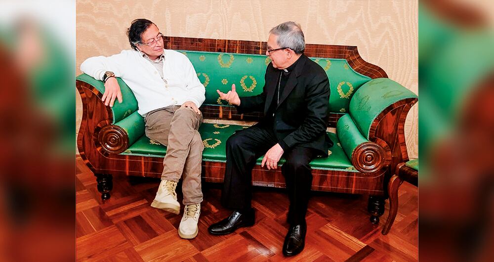  Esta semana, el cardenal Luis José Rueda le pidió audiencia a Gustavo Petro. Le habló de sus preocupaciones por el país y la urgencia de desescalar el lenguaje. 