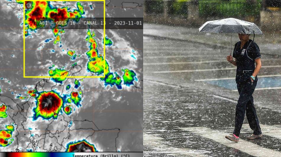 Alerta por posible formación del ciclón en Colombia.