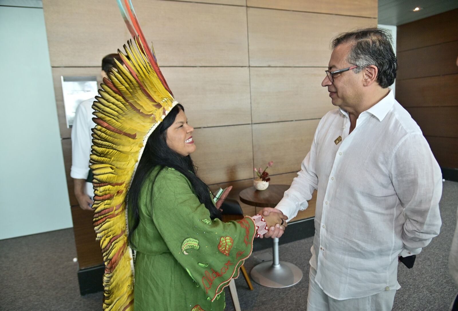 Presidente Gustavo Petro en Brasil para participar en la cumbre de la amazonía "juntos por nuestros bosques"