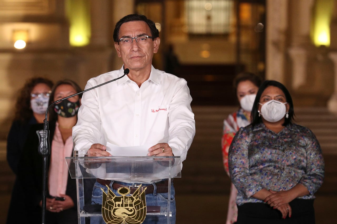 Martín Vizcarra, destituido de su cargo como presidente.