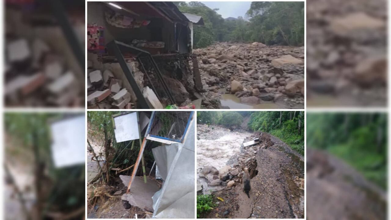 En estos lugares persiste rocas, lodo y perdida de calzada que imposibilidad el libre tránsito vehicular.