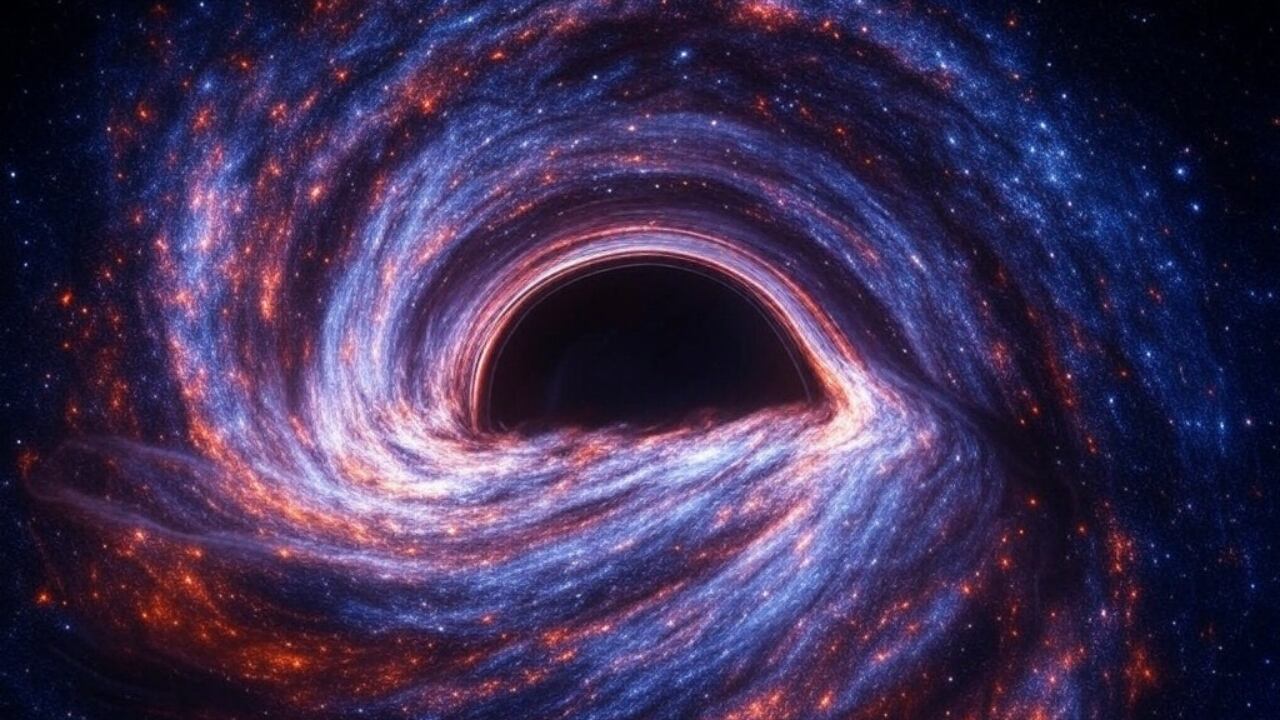 La observación de galaxias en el universo profundo reveló una asimetría en su rotación. (Imagen de referencia, IA)