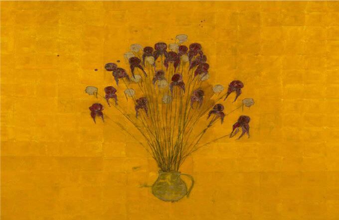 'Amarillo' (2000). Pigmentos sobre lienzo. Ana Patricia Palacios.