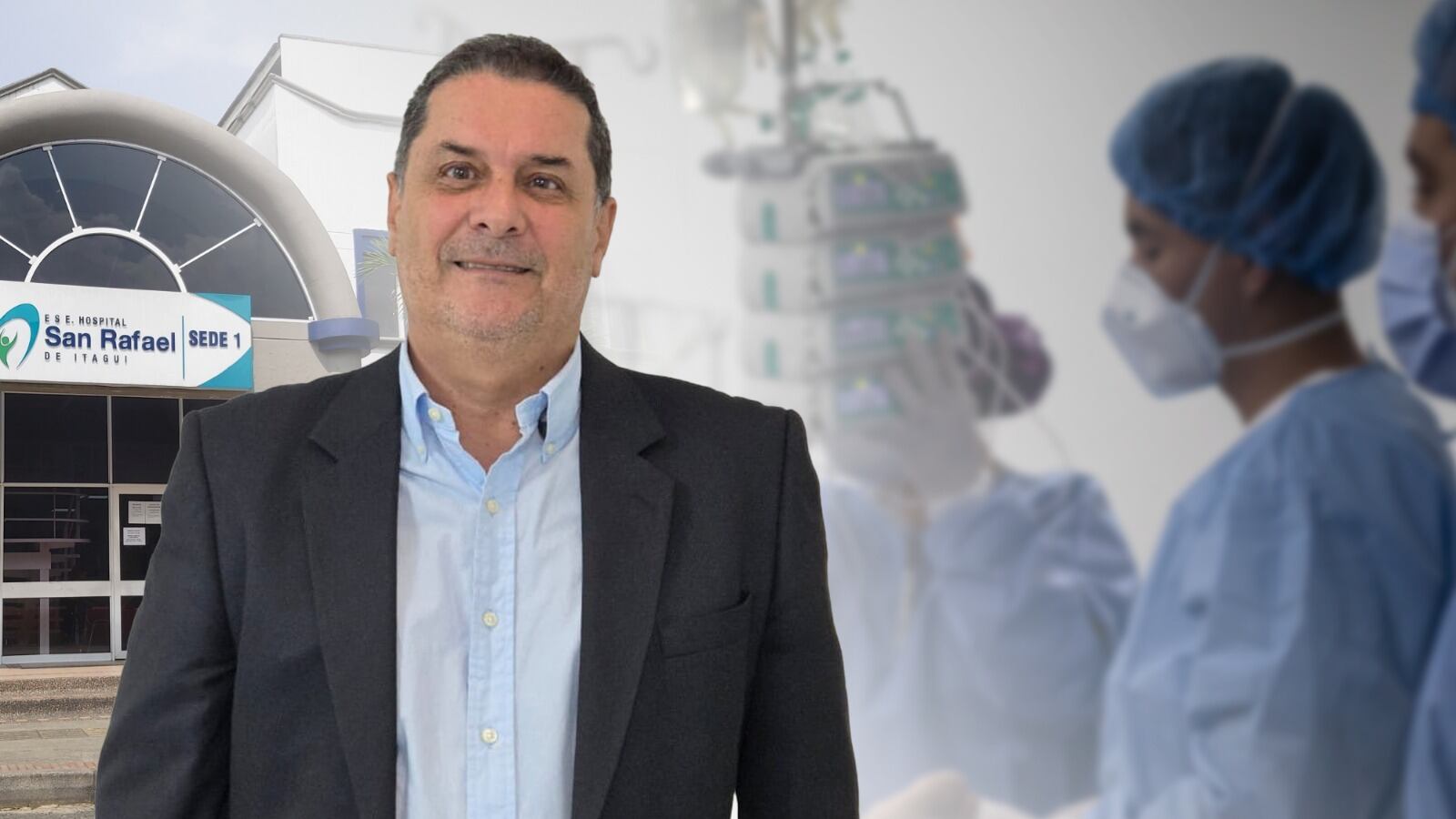 Luis Fernando Arroyave Soto, gerente del Hospital San Rafael de Itagüí, en Antioquia, habló de la crisis en su centro asistencial por las deudas de las EPS intervenidas por el gobierno