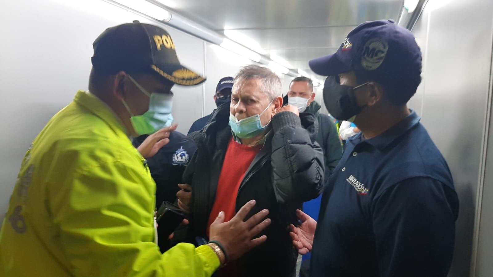 Carlos Mattos extraditado a Colombia.