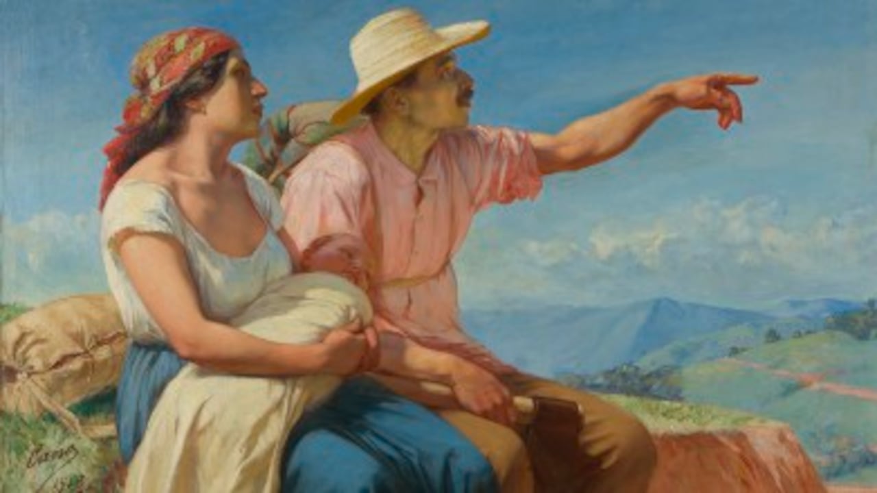 Óleo sobre tela. 95 x 150 cm. Carlos Tobón / Colección Museo de Antioquia