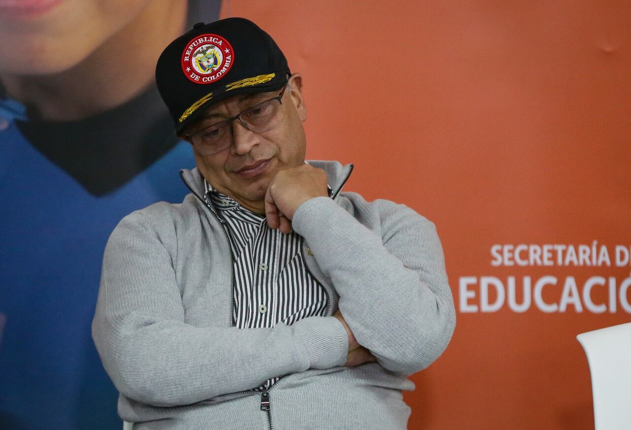 El balance para esta legislatura fue más que agridulce para el presidente Gustavo Petro, (Colprensa - Catalina Olaya )