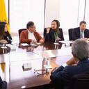 Reunión de alto nivel del Gobierno nacional y delegados de la Organización Mundial para la Salud (OMS)