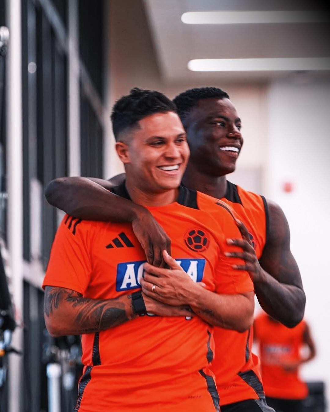 Juanfer Quintero y Marino Hinestroza en Selección Colombia