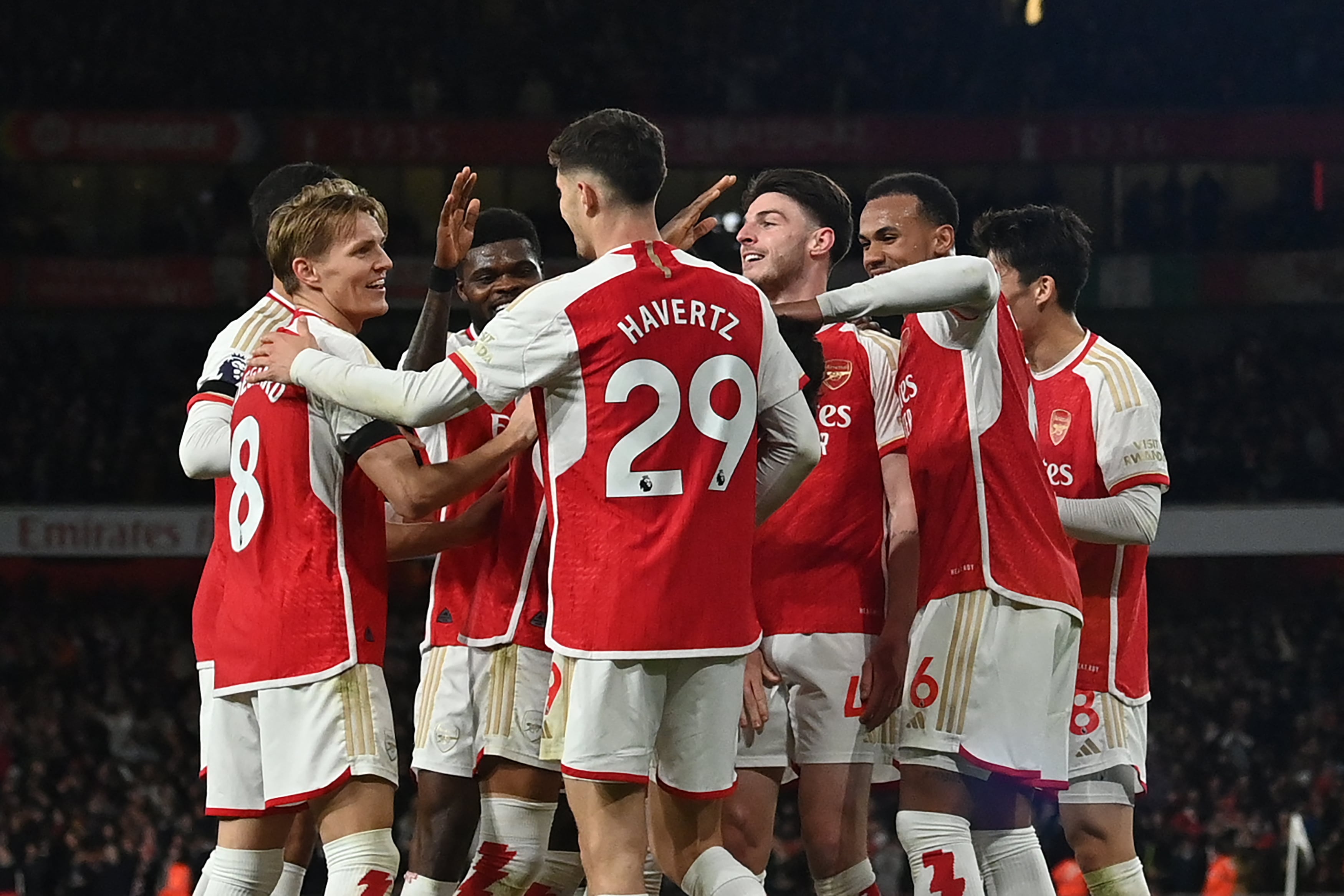 El Arsenal fue impecable y goleó al Chelsea.