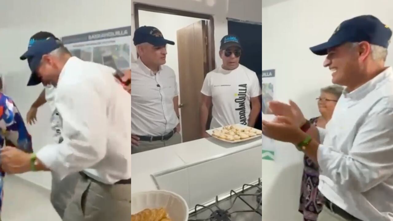 Andrés Julián Rendón, gobernador de Antioquia, está visitando a Alex Char.