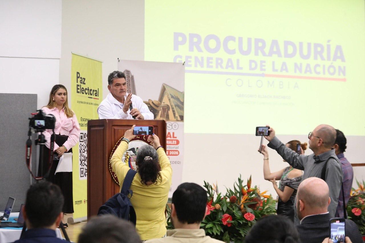 El procurador Gregorio Eljach Pacheco.