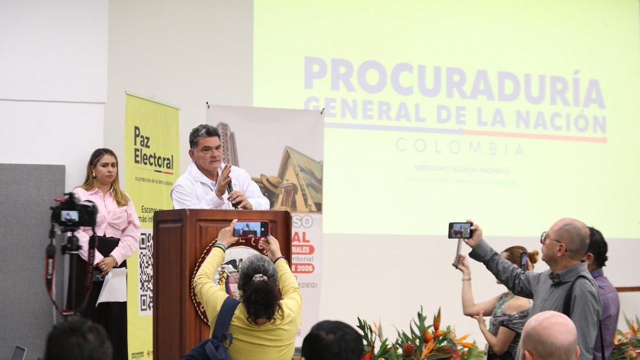 El procurador Gregorio Eljach Pacheco.