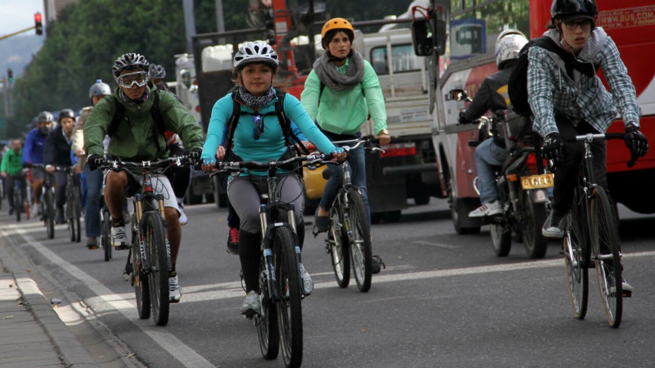 Día sin carro fue un éxito en febrero.