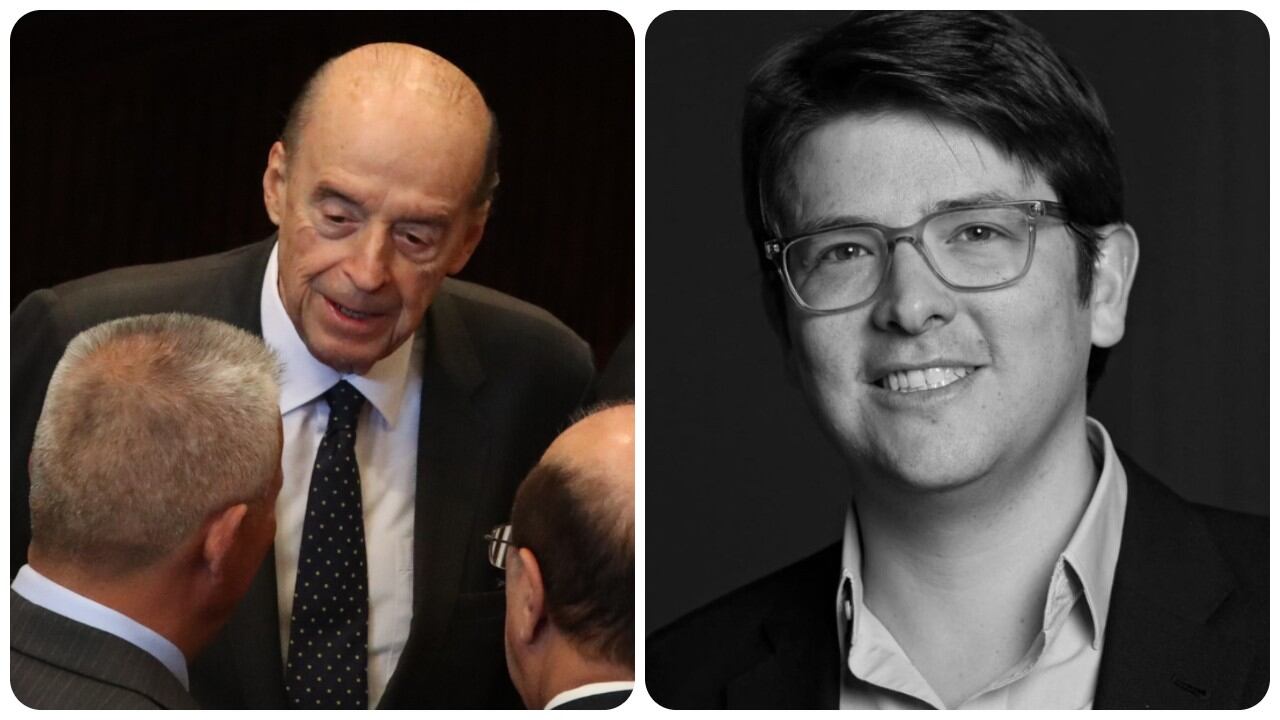 Álvaro Leyva Durán y Miguel Uribe Turbay.