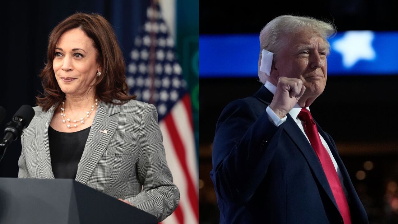 Kamala Harris y Donald Trump