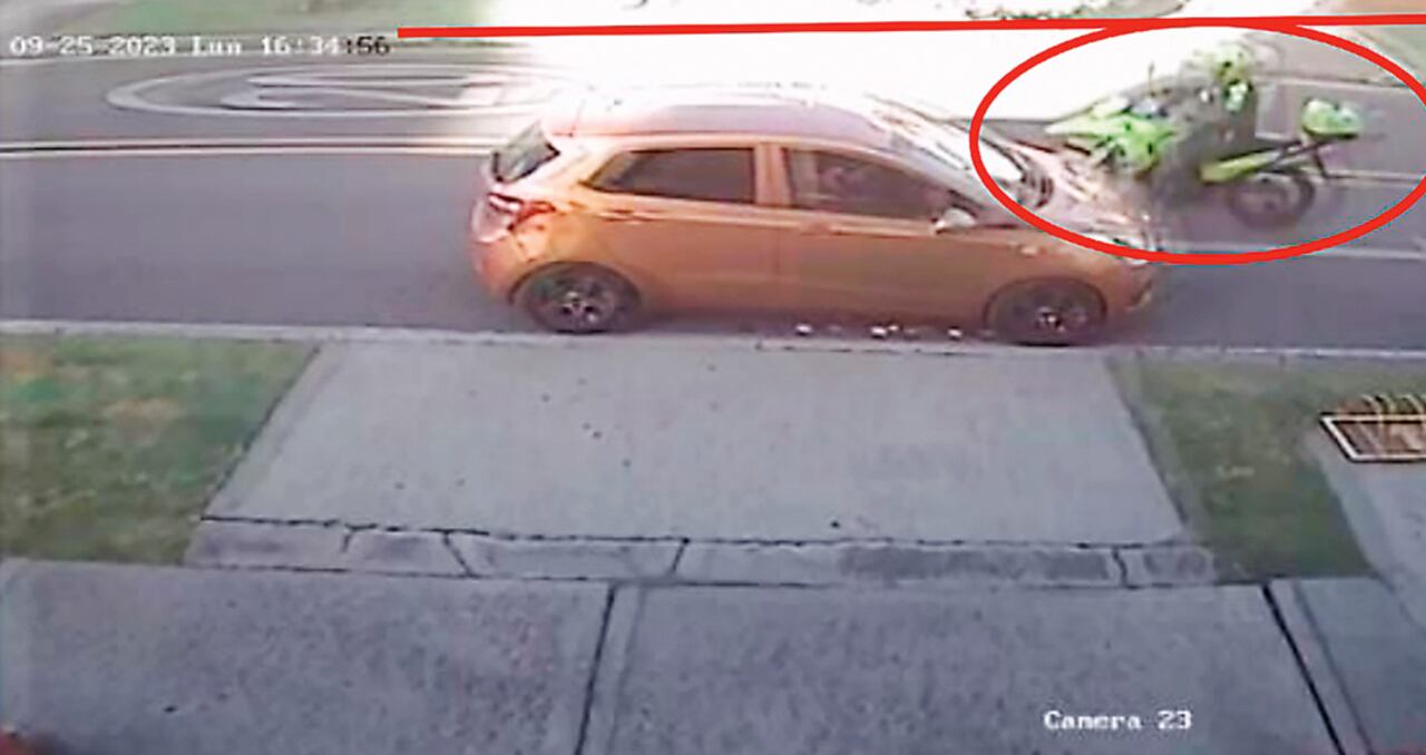 Las cámaras de seguridad del sector fueron claves para descubrir la acción criminal y mandar a la cárcel a los uniformados.