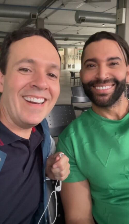 El periodista indagó sobre la amistad del actor con Óscar Naranjo.