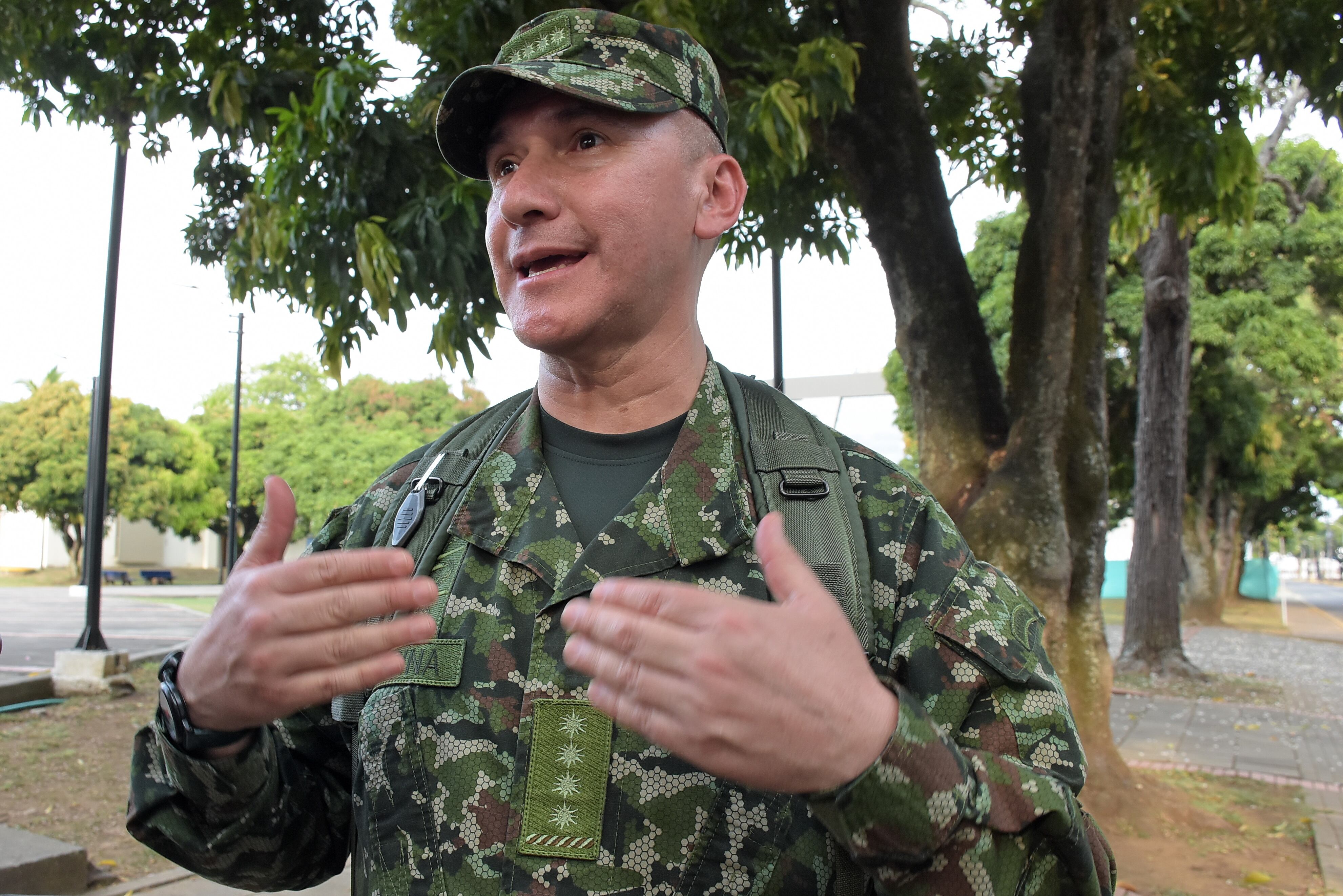 Comandante del Ejército Nacional, General Luis Mauricio Ospina Gutiérrez.