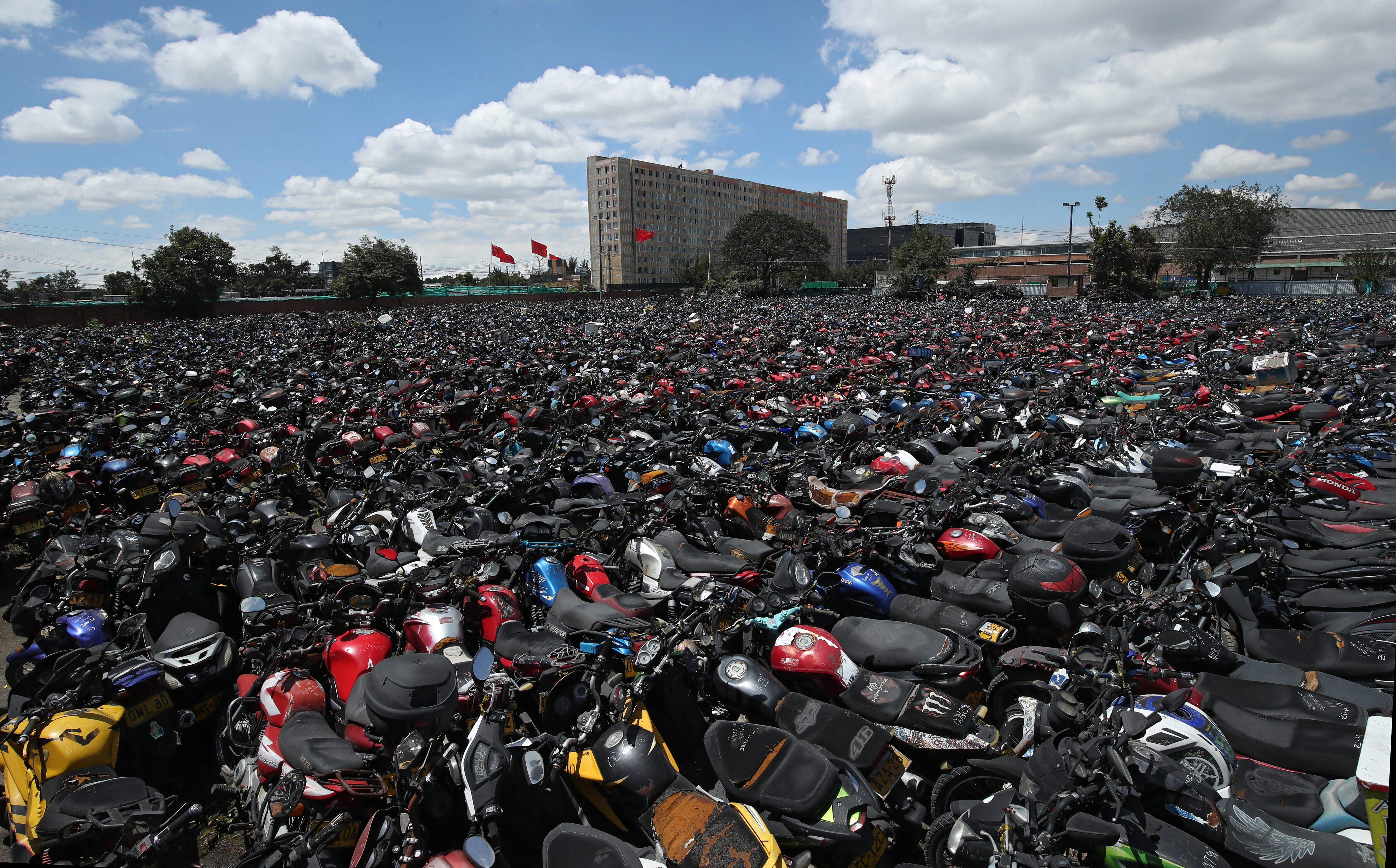 Motos patios  Bogotá