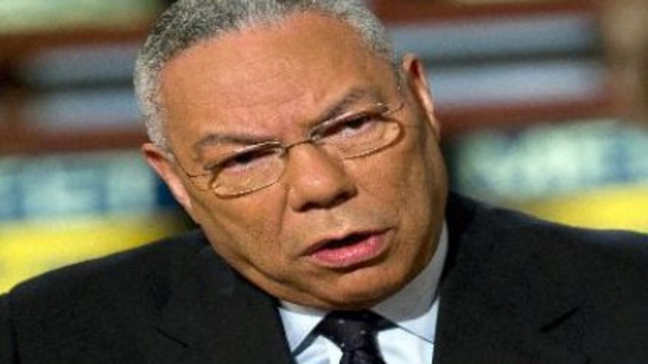 Pese a haber trabajado como secretario de Estado de la administración Bush, Colin Powell dio su respaldo al demócrata Barack Obama