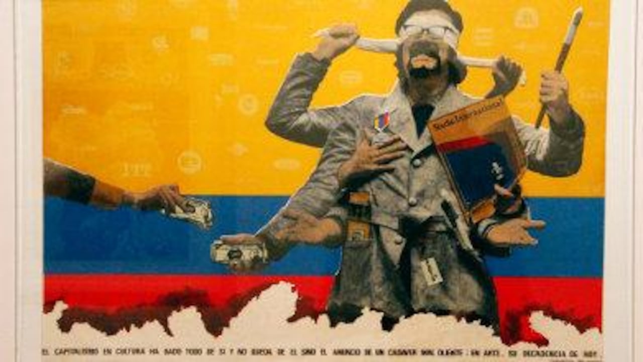 Pieza en la exposición 'Rojo y más rojo: Taller 4 Rojo'