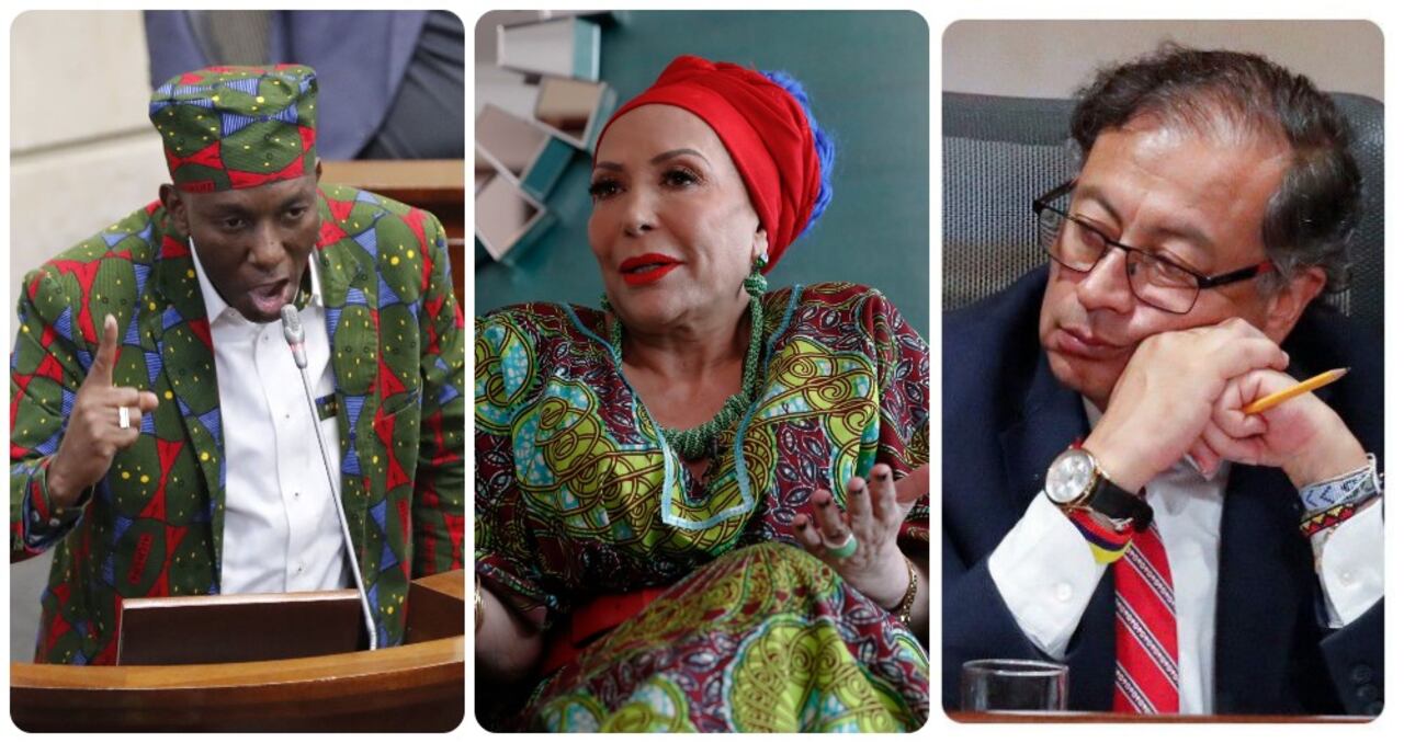 Paulino Riascos, Piedad Córdoba y Gustavo Petro.