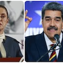 La presidenta de México y Nicolás Maduro