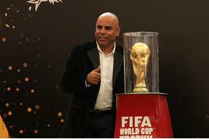 El Chicho Serna, mostró alegría y energía durante el evento.