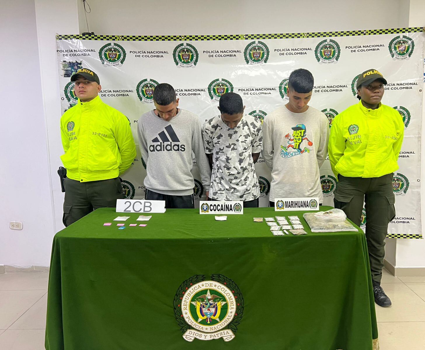 Capturados en Palmira, Valle.