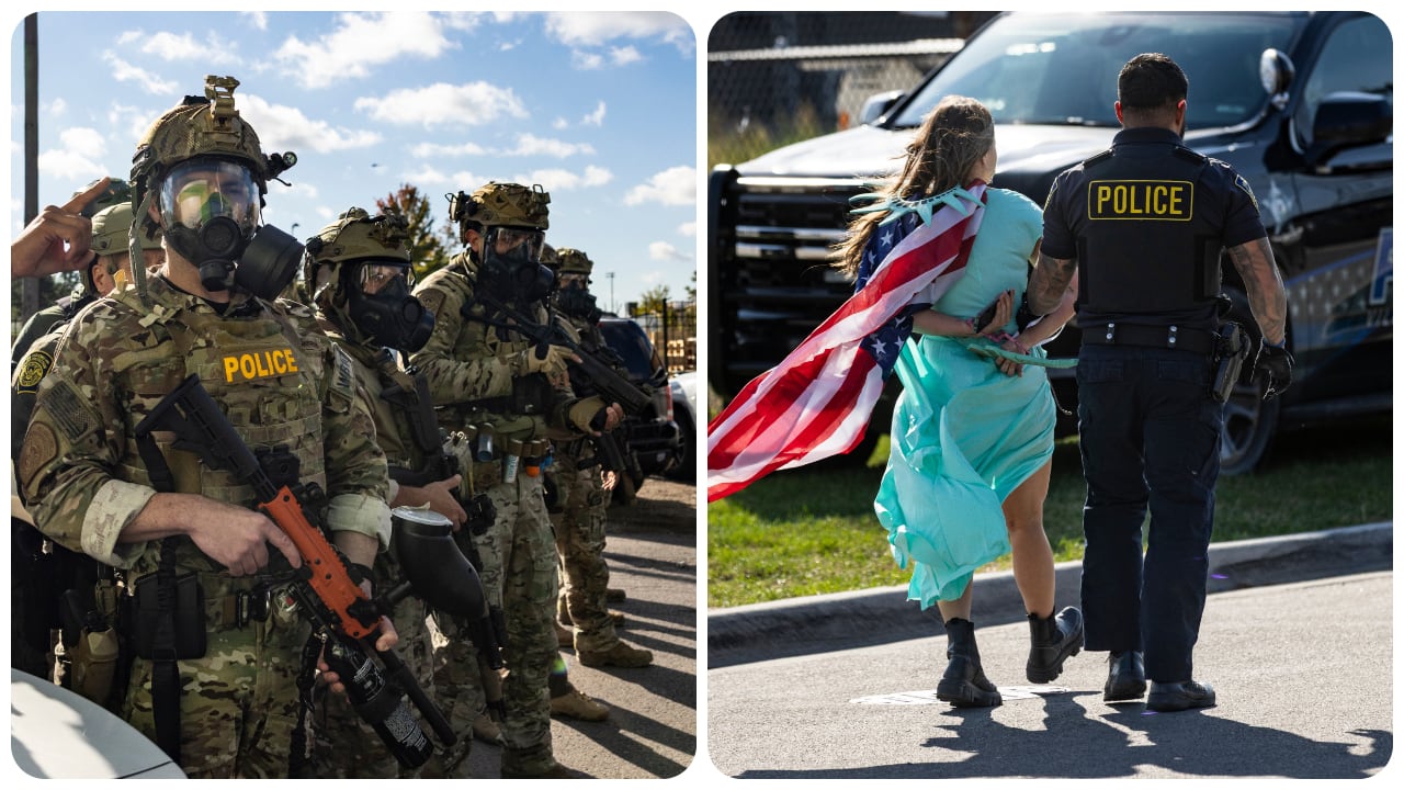 Estos son los uniformes de los agentes de inmigración de EE. UU.