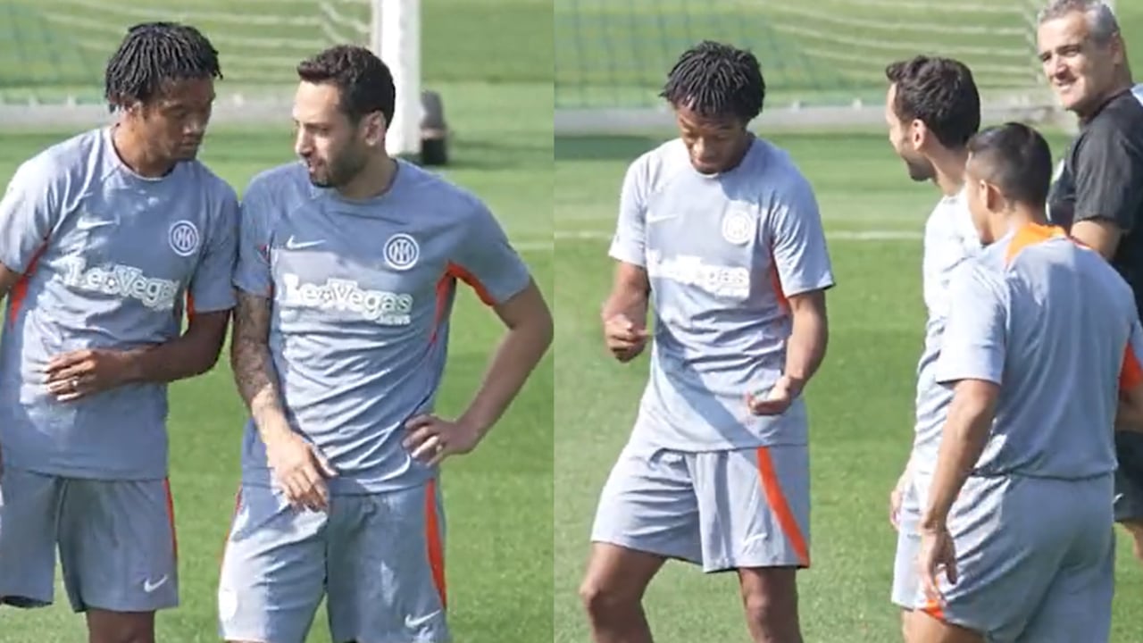 El antioqueño se hizo viral por un baile en entrenamientos con el Inter de Milán.