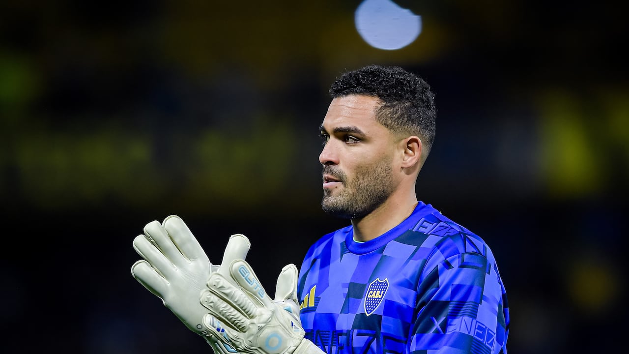 Álvaro Montero en su primer partido oficial con Boca Juniors
