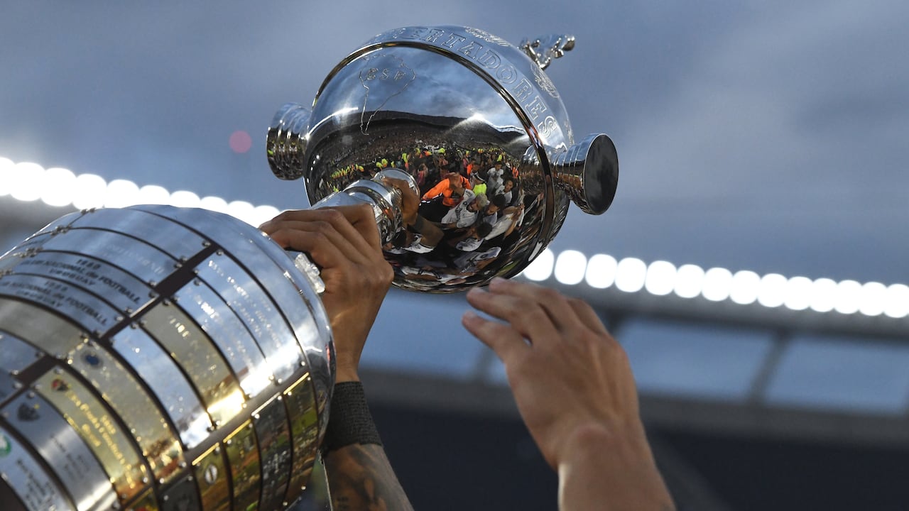 Trofeo de la Copa Libertadores.