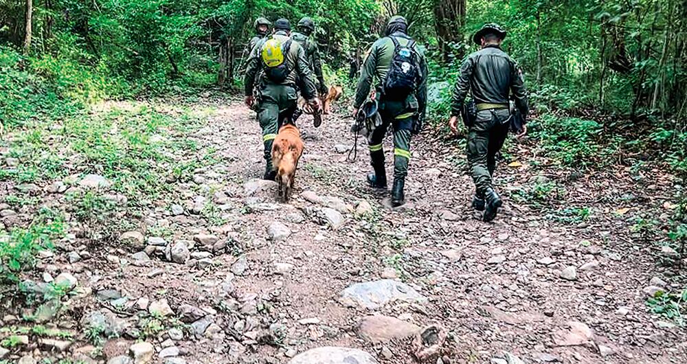 Zona donde las autoridades buscan dar con el paradero de Luis Manuel Díaz.