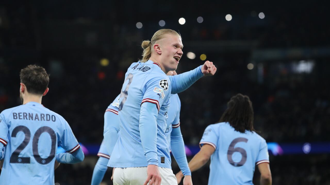 Erling Haaland se convirtió en el tercer jugador de la historia en marcar cinco goles en Champions.