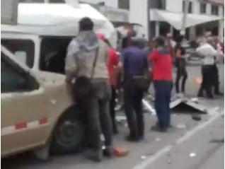 Accidente vía girardot