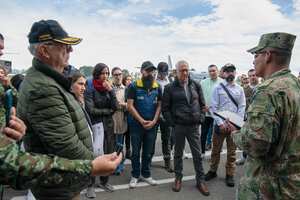 Visita delegación del Gobierno Nacional a El Plateado