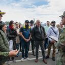 Visita delegación del Gobierno Nacional a El Plateado