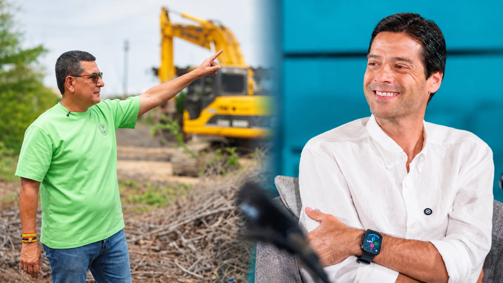 El alcalde de Cartagena, Dumek Turbay, y el ministro de Comercio, Industria y Turismo, Mauricio Gómez Amín, trabajan juntos para potenciar la infraestructura de la ciudad.