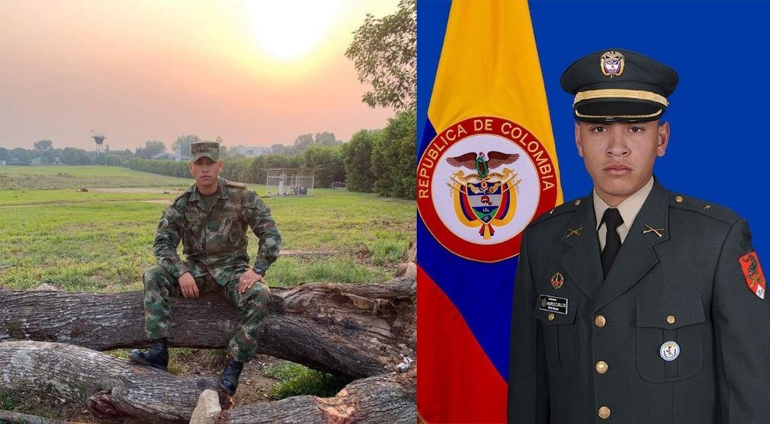 Subteniente del Ejército Andrés Felipe Cubillos.
