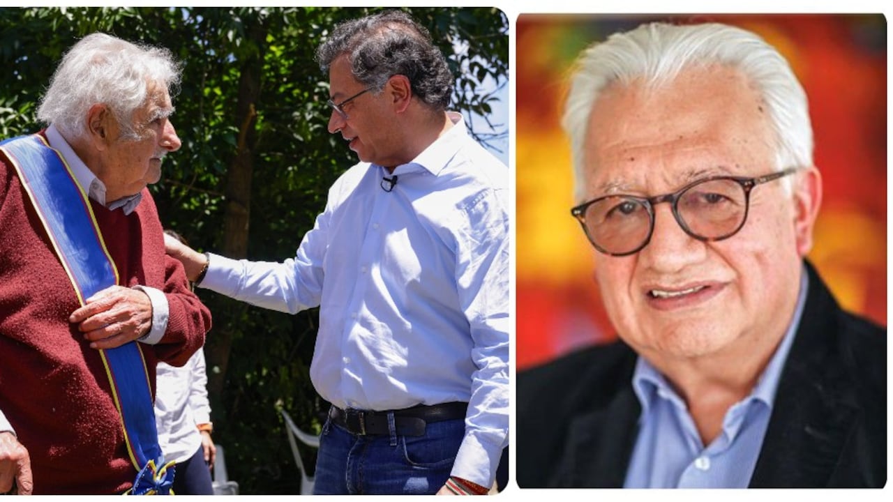 Evert Bustamante, Gustavo Petro y Pepe Mujica.