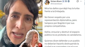 La exministra Susana Muhamad arremetió contra la embajadora de Israel en Colombia.